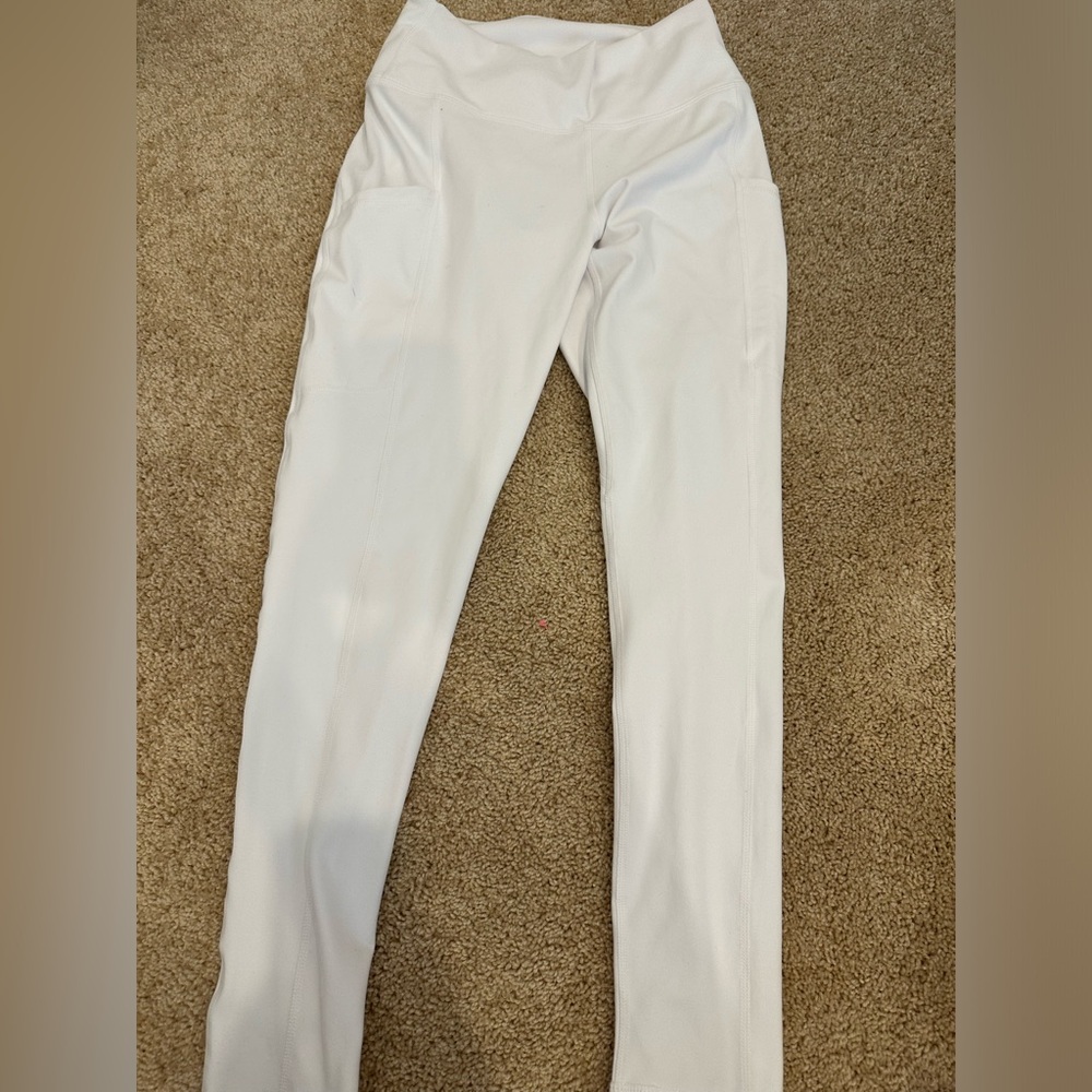 White Fabletics pants